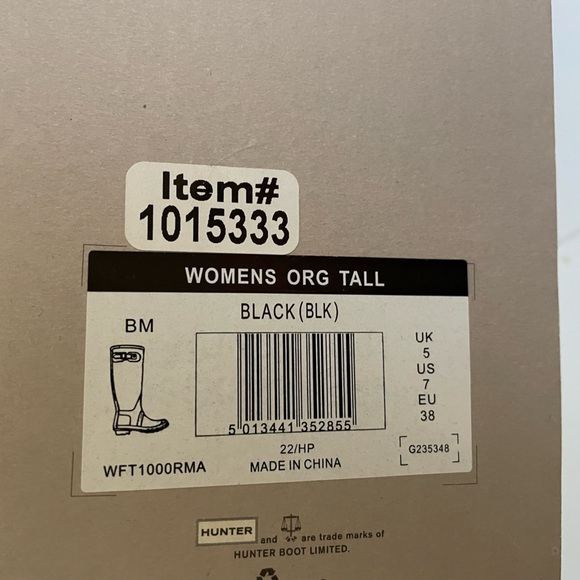 Black hunter rainboots - Picture 2 of 3